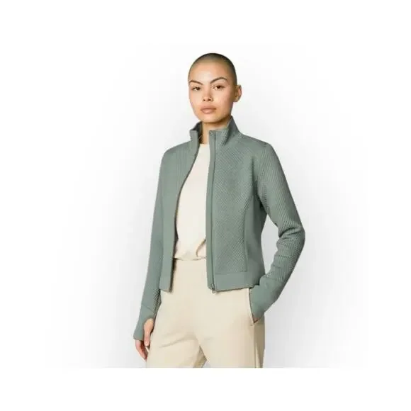 Bailey 44 Sport Textured Blue Zip Up Athletic Jacket Size Large - Picture 2 of 6